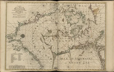 Map of the Sea of Denmark